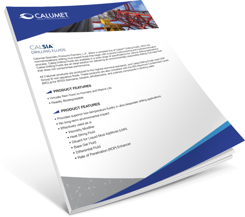 Oil Field and Drilling Fluid Applications Calumet